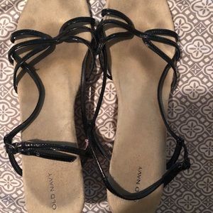 Gently used Old Navy wedge sandals